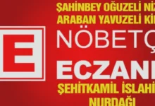 nöbetçi eczaneler - Nöbetçi Eczaneler: Gaziantep'te Gece Acil Sağlık