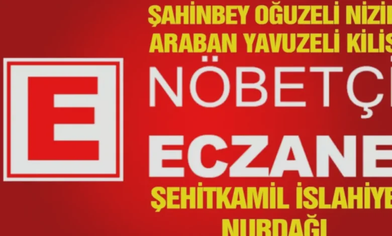 nöbetçi eczaneler - Nöbetçi Eczaneler: Gaziantep'te Gece Acil Sağlık