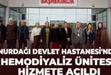 diyaliz hastaları - Nurdağı'na Diyaliz Müjdesi: Hemodiyaliz Ünitesi Açıldı