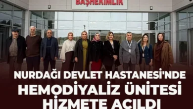 diyaliz hastaları - Nurdağı'na Diyaliz Müjdesi: Hemodiyaliz Ünitesi Açıldı