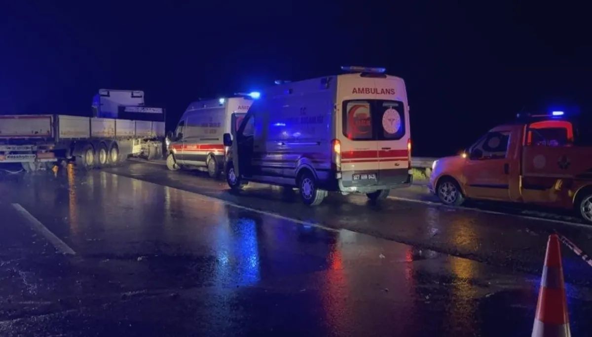 Nurdağı'nda Yağışlı Hava Kazaya Neden Oldu: 1 Ölü