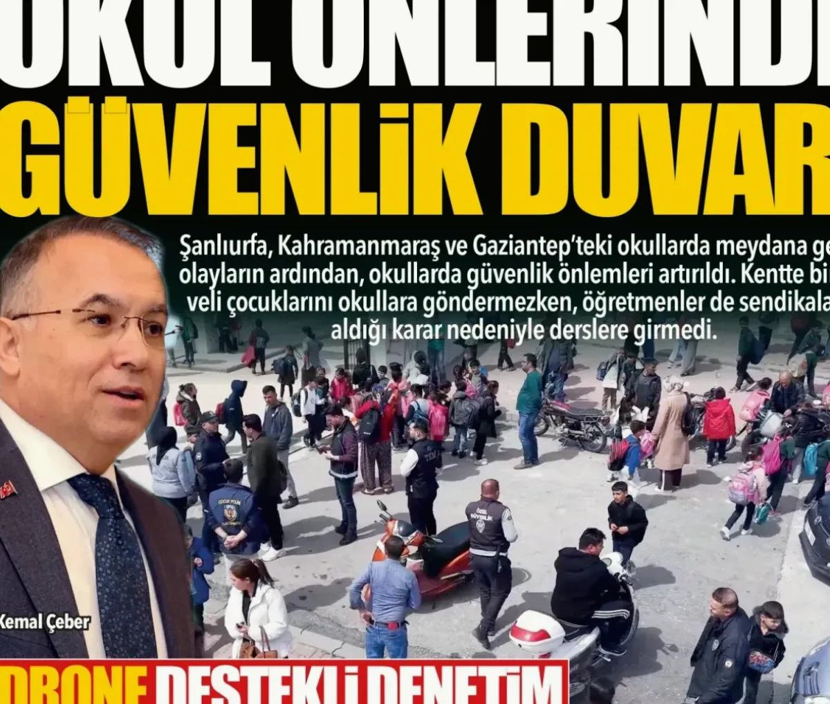 Okul Önleri Güvenliği: Gaziantep'te Drone'lu Denetim