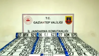 sahte plaka - Sahte Plaka Şebekesi: Gaziantep'te Oto Yıkamada Operasyon