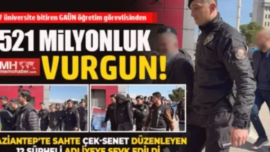 sahte senet dolandırıcılığı - Sahte Senet Dolandırıcılığı: Gaziantep'te 12 Şüpheli Adli...