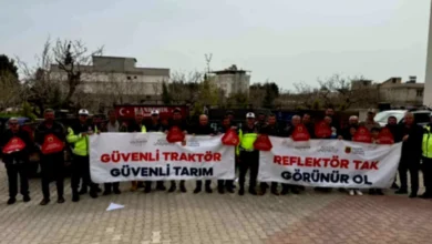 traktör güvenliği - Traktör Güvenliği: Reflektör Tak, Görünür Ol