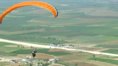 yamac paraşütü - Yamaç Paraşütü Gaziantep'te Nefes Kesti