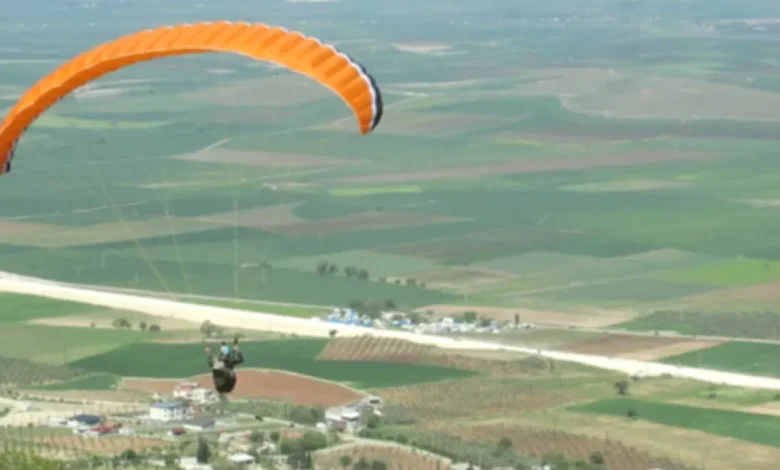 yamac paraşütü - Yamaç Paraşütü Gaziantep'te Nefes Kesti