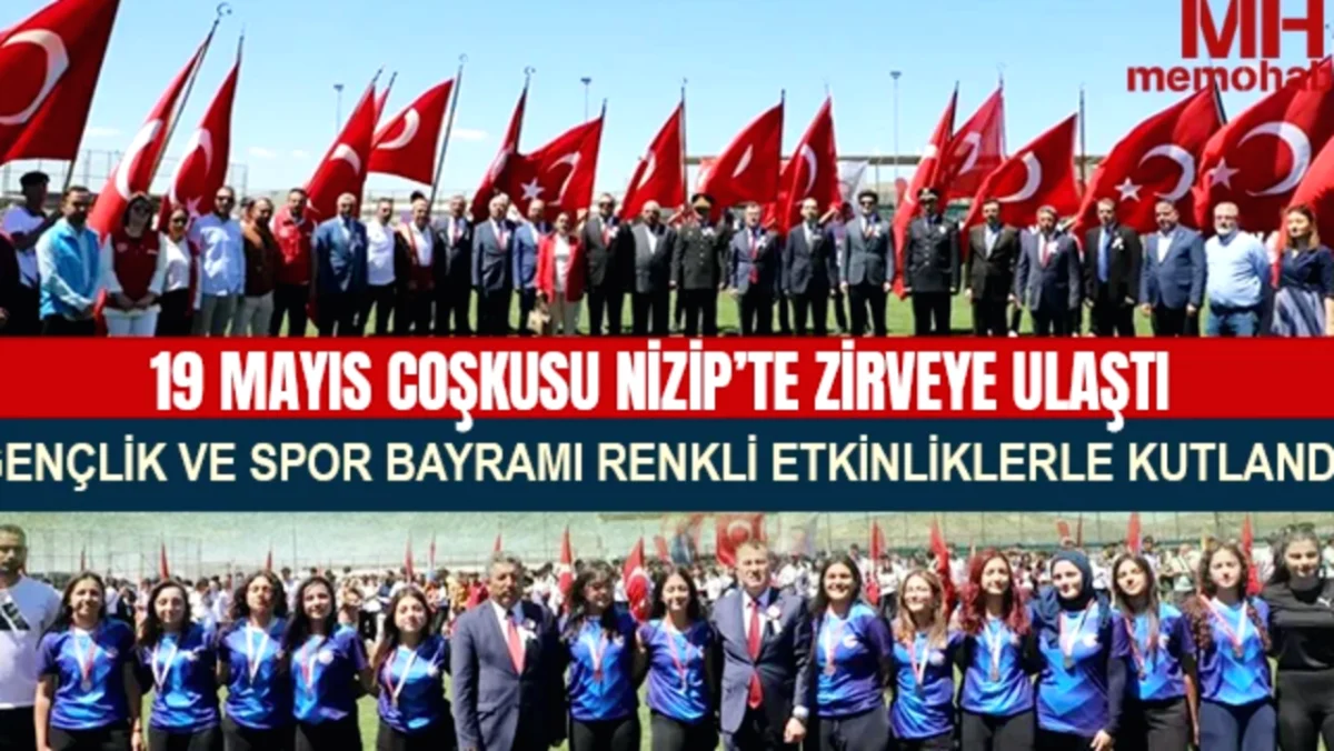 19 Mayıs Coşkusu Nizip’te Canlandı