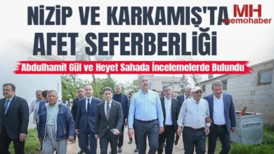 afet seferberliği Gaziantep - Afet Seferberliği: Gaziantep'te Zararlar Yerinde İncelendi