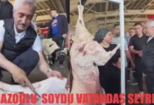 Başkan Tahmazoğlu Kurban - Başkan Tahmazoğlu'ndan Kurban Derisi Soylemesi