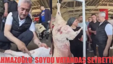 Başkan Tahmazoğlu Kurban - Başkan Tahmazoğlu'ndan Kurban Derisi Soylemesi