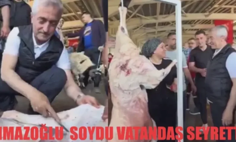 Başkan Tahmazoğlu Kurban - Başkan Tahmazoğlu'ndan Kurban Derisi Soylemesi