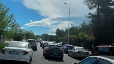 Burç Yolu yoğunluk - Burç Yolu'nda Bayram Yoğunluğu