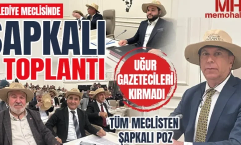 şapkalı meclis - Çiftçiler Gününde Şapkalı Meclis