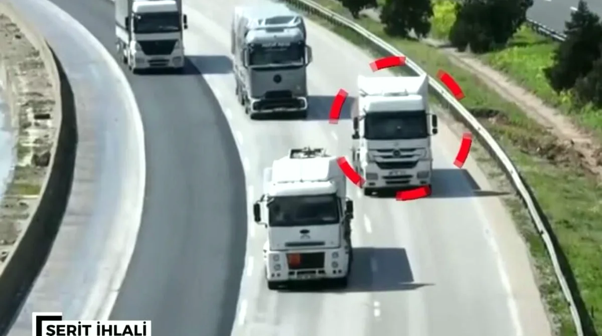 Dronla Gaziantep Trafik: Binlerce Cezaya Dikkat!