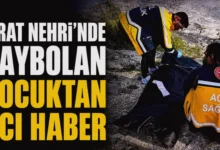 kaybolan çocuk - Fırat'ta kaybolan çocuktan acı haber