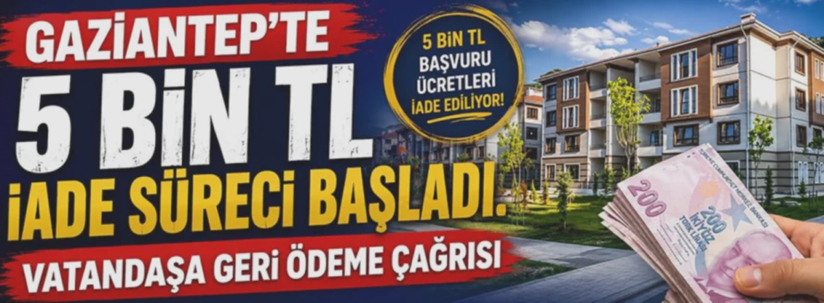 Gaziantep 5000 TL İadesi: Süreçte Neler Oluyor?