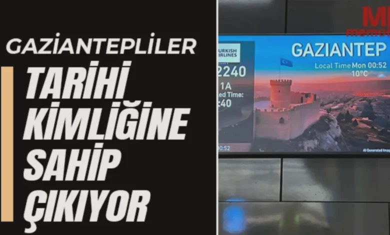 Gaziantep Kalesi kimlik - Gaziantep Kalesi Yanıltmacası: Kimlik Tepkisi