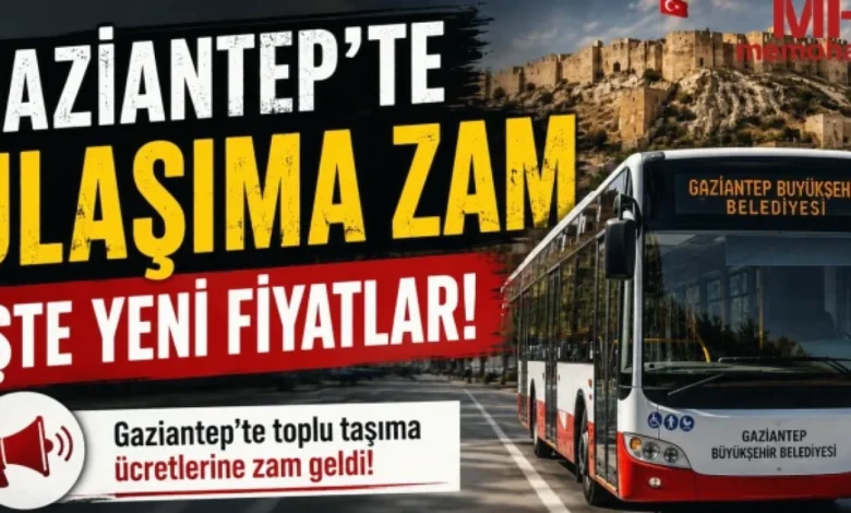 Gaziantep ulaşım zammı - Gaziantep Ulaşım Zammı: Kartlı Binişler Ne Kadar?