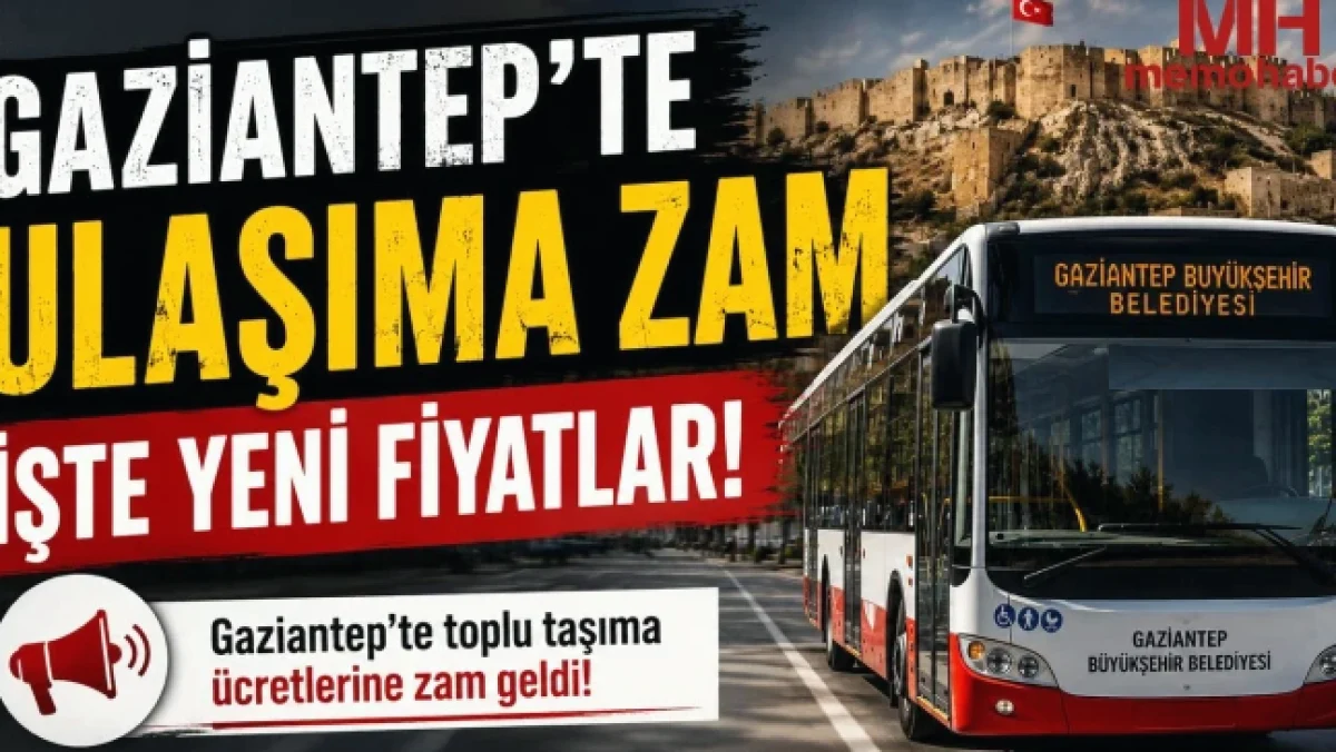 Gaziantep Ulaşım Zammı: Kartlı Binişler Ne Kadar?