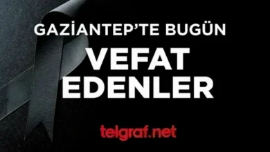 Gaziantep vefat - Gaziantep'te 18 Vatandaş Vefat Etti