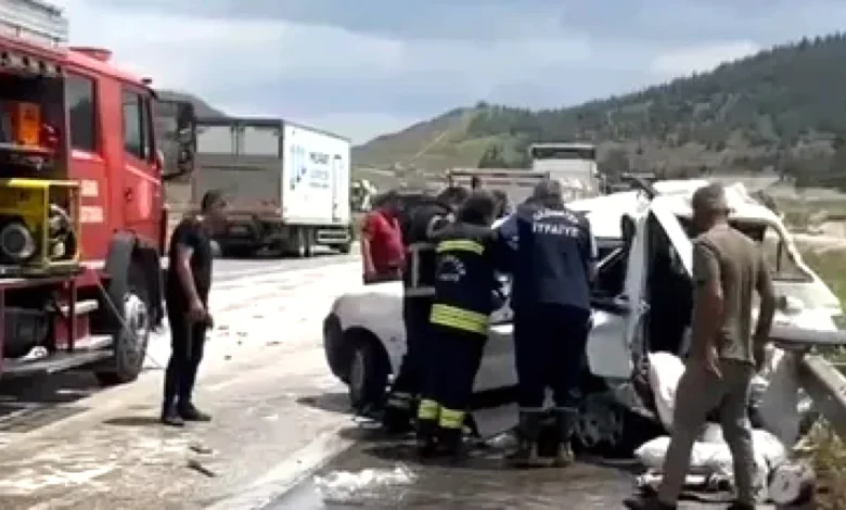 TIR kazası - Gaziantep'te Acı Kaza: TIR Kazası 2 Can Aldı
