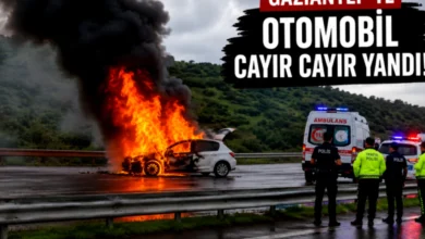 Gaziantep araç alev - Gaziantep'te Araç Alev Alev: Mucize Kurtuluş Var mı?