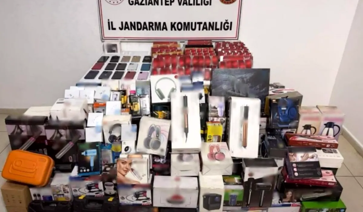 Gaziantep'te Büyük Kaçak Ürün Operasyonu