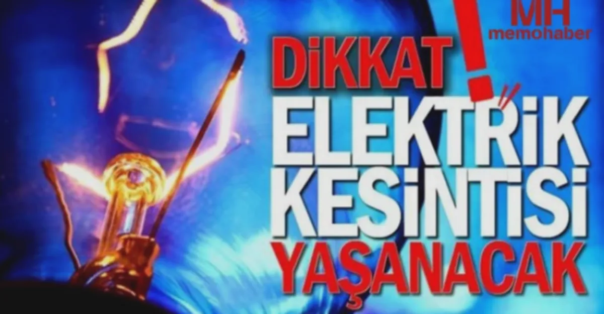 Gaziantep'te Elektrik Kesintisi: Hazırlıklı Olun