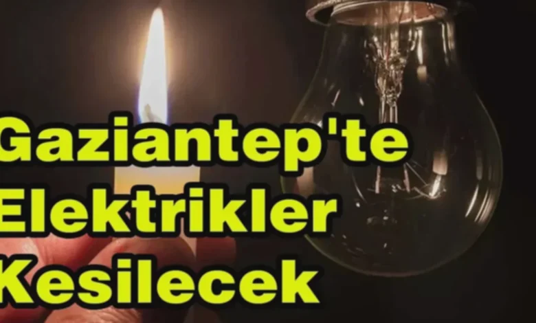 Gaziantep elektrik kesintisi - Gaziantep'te Elektrik Kesintisi: Şebeke İyileştiriliyor