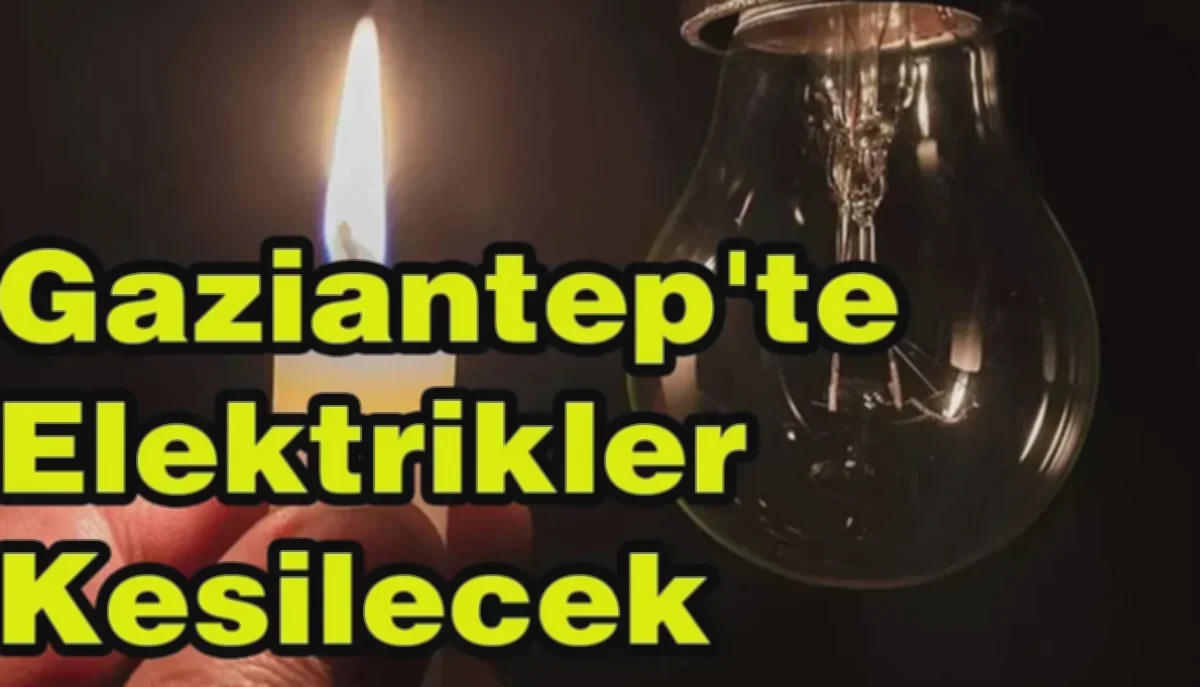 Gaziantep'te Elektrik Kesintisi: Şebeke İyileştiriliyor