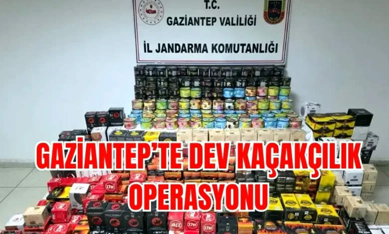 Gaziantep kaçakçılık - Gaziantep'te Kaçakçılık: 262 Gözaltı, 76 Tutuklama