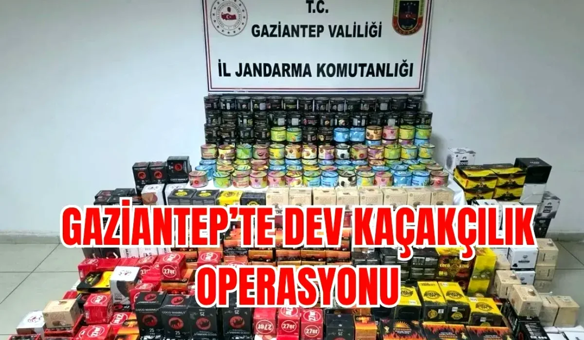 Gaziantep'te Kaçakçılık: 262 Gözaltı, 76 Tutuklama