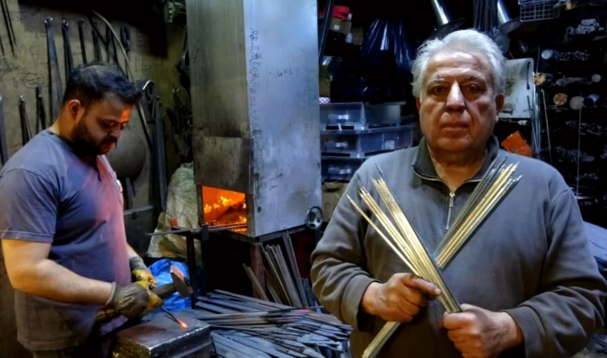 Gaziantep'te Kebap Şişi Mesaisi: Bayram Heyecanı