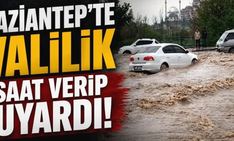kritik saatler - Gaziantep'te kritik saatler: Yağış uyarısı