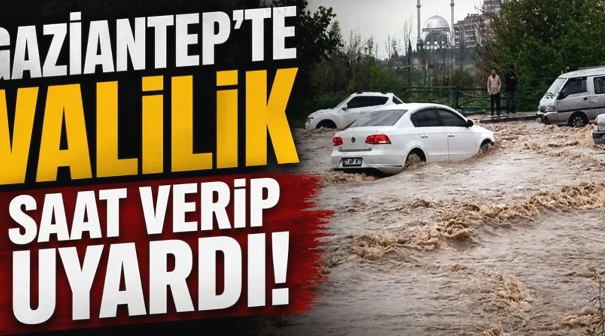 Gaziantep'te kritik saatler: Yağış uyarısı