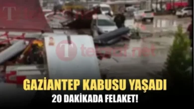 rekor yağış - Gaziantep'te Şiddetli Sağanak: Rekor Yağış!