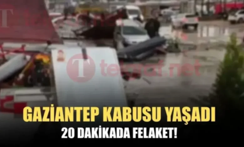 rekor yağış - Gaziantep'te Şiddetli Sağanak: Rekor Yağış!