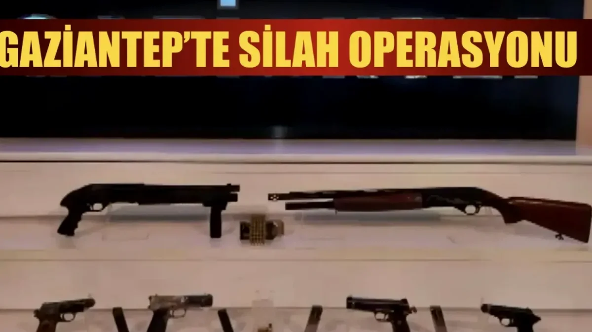Gaziantep'te Silah Operasyonu: 4 Tabanca Ele Geçirildi