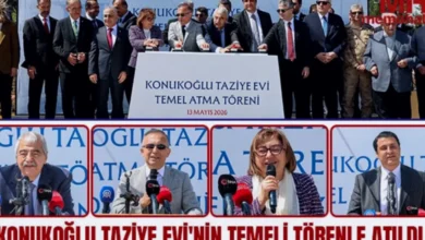 Konukoğlu Taziye Evi - Konukoğlu Taziye Evi'nin Temeli Atıldı