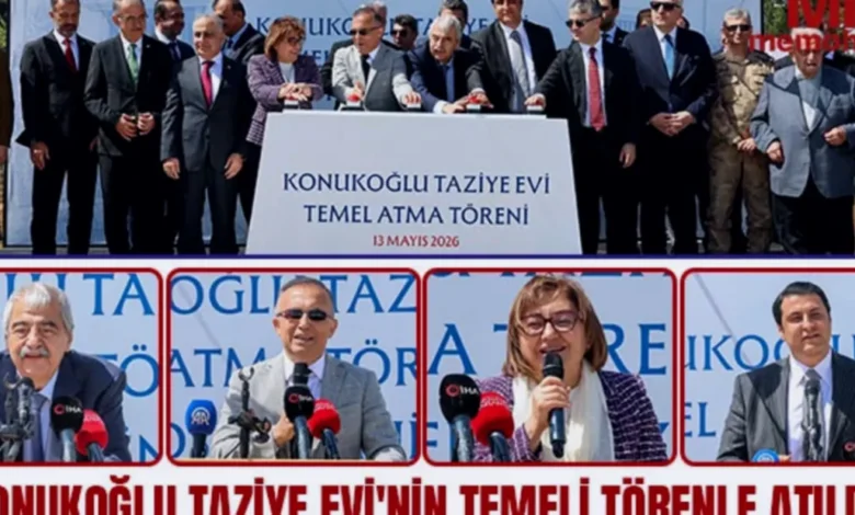 Konukoğlu Taziye Evi - Konukoğlu Taziye Evi'nin Temeli Atıldı