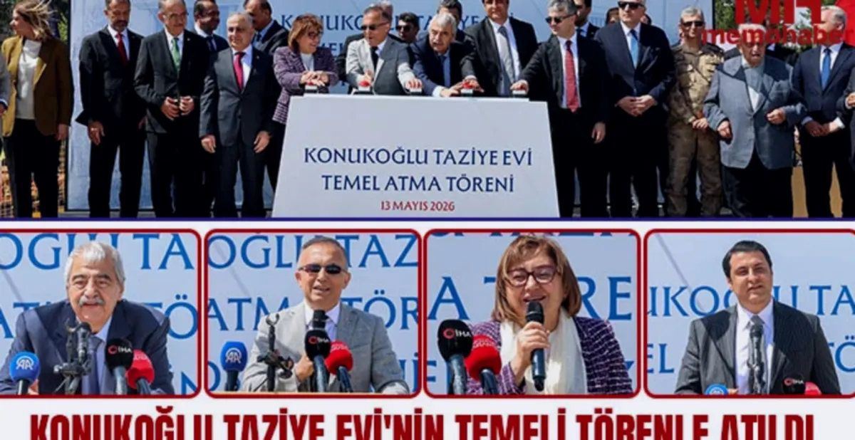 Konukoğlu Taziye Evi'nin Temeli Atıldı