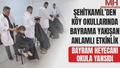 Köy okulları bayram tıraşı - Köy Okulları Bayram Tıraşıyla Şenlendi