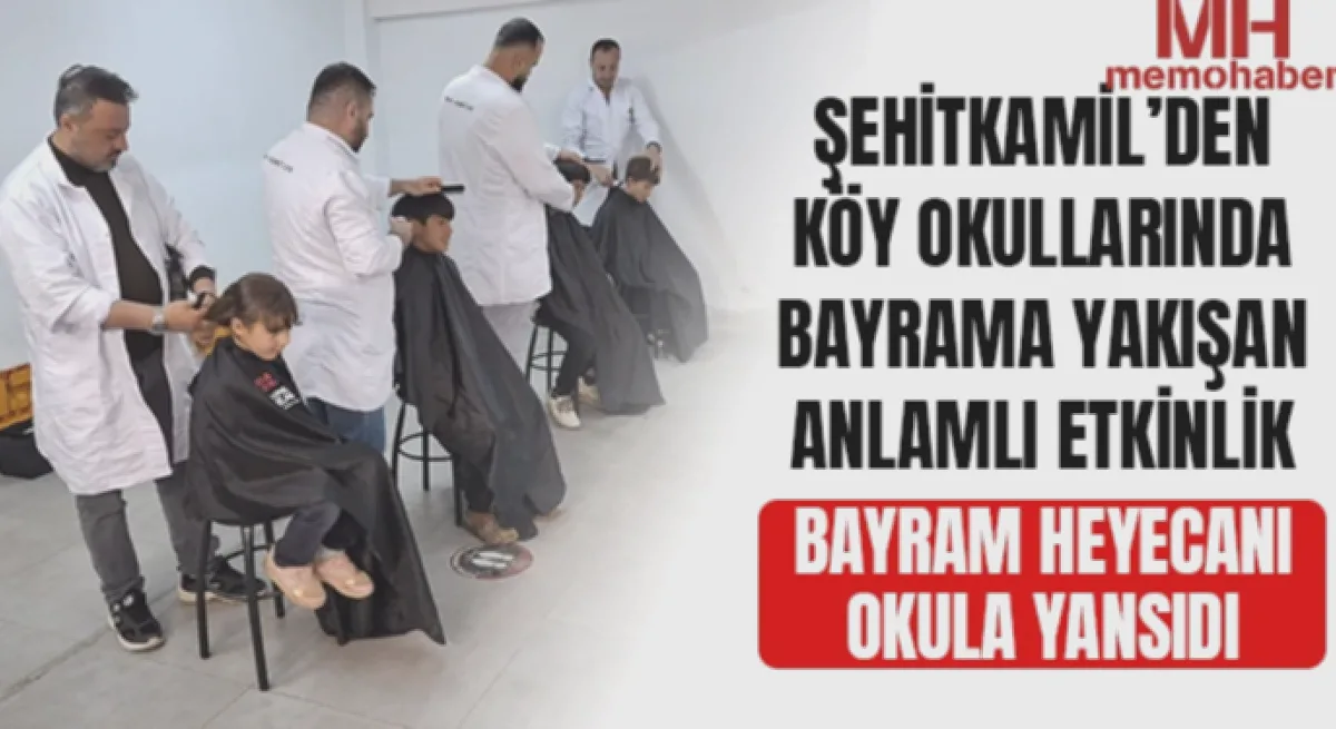 Köy Okulları Bayram Tıraşıyla Şenlendi