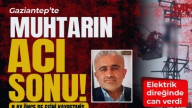 muhtar elektrik çarpması - Muhtar Elektrik Çarptı: Direkten Zor İndirildi