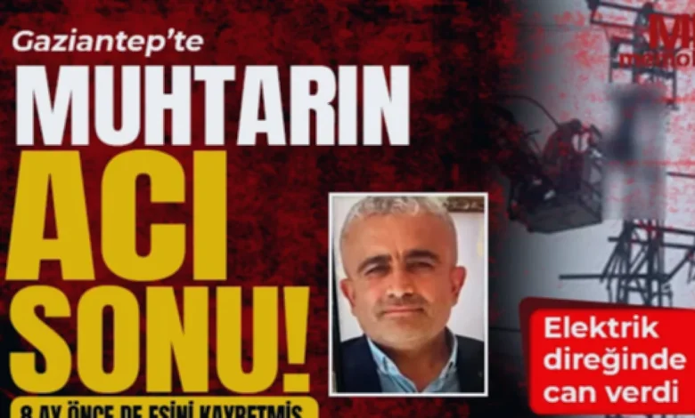 muhtar elektrik çarpması - Muhtar Elektrik Çarptı: Direkten Zor İndirildi