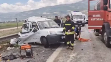 trafik kazası - Nurdağı'nda Trafik Kazası: 2 Can Kaybı