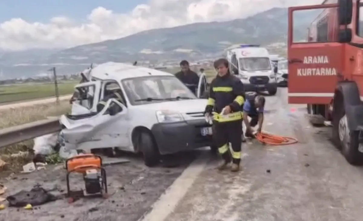 Nurdağı'nda Trafik Kazası: 2 Can Kaybı