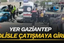 taksi rehin - Taksi Rehin Alindi: Gaziantep'te Polisle Çatışma
