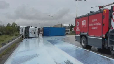 Gaziantep zincirleme kaza - Yağışlı Yol: Gaziantep'te Zincirleme Kaza!